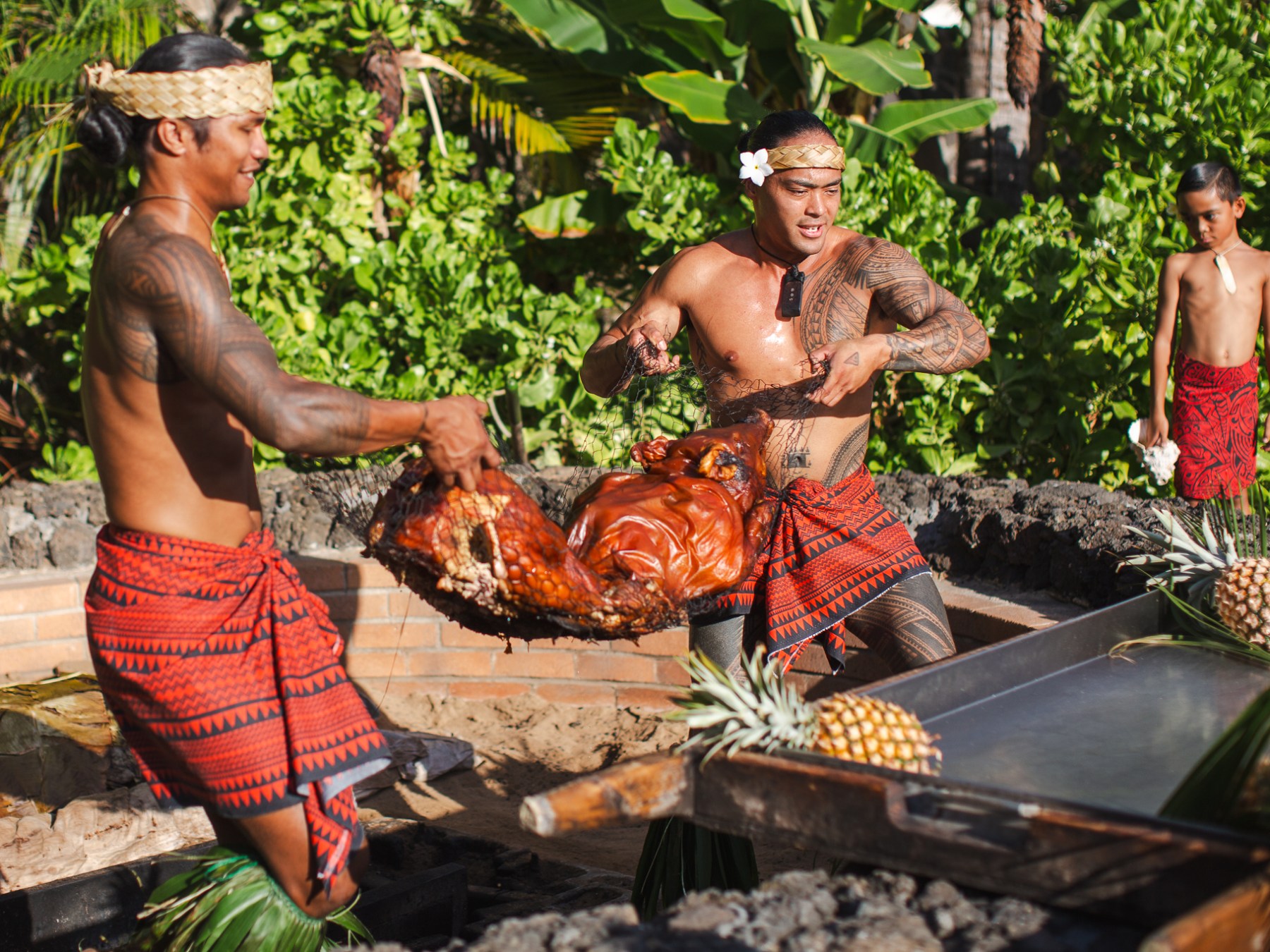 Polynesian Luau Barbecue Dinner